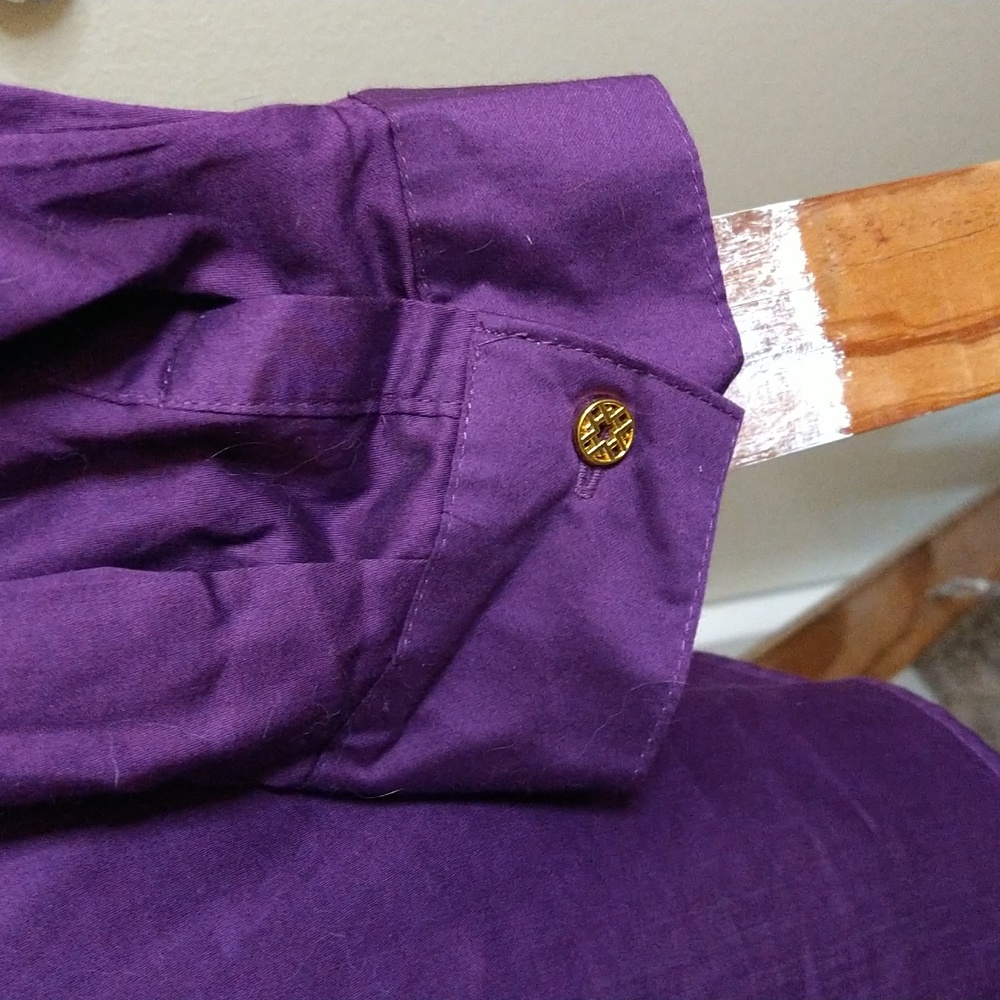 Jaclyn Smith Purple Button Down Sz 2X - Picture 6 of 12